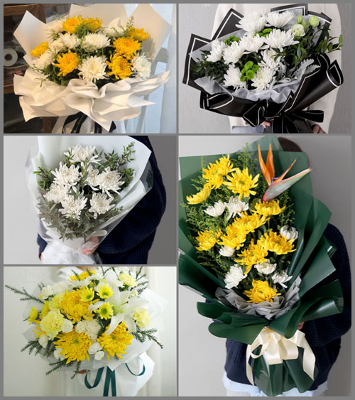 江西赣州会昌县清溪乡白事花束代送